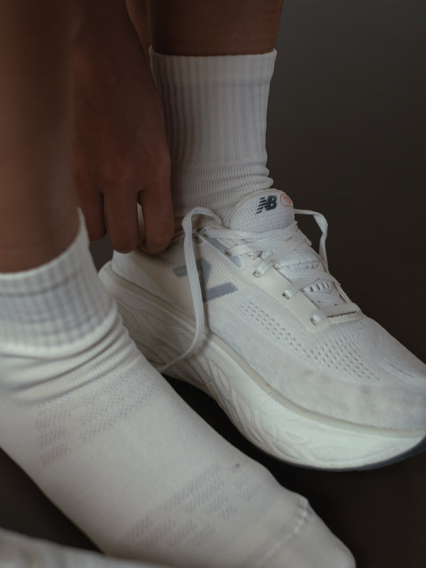 RUNNING SOCKS - CREAMY & BABY BLUE