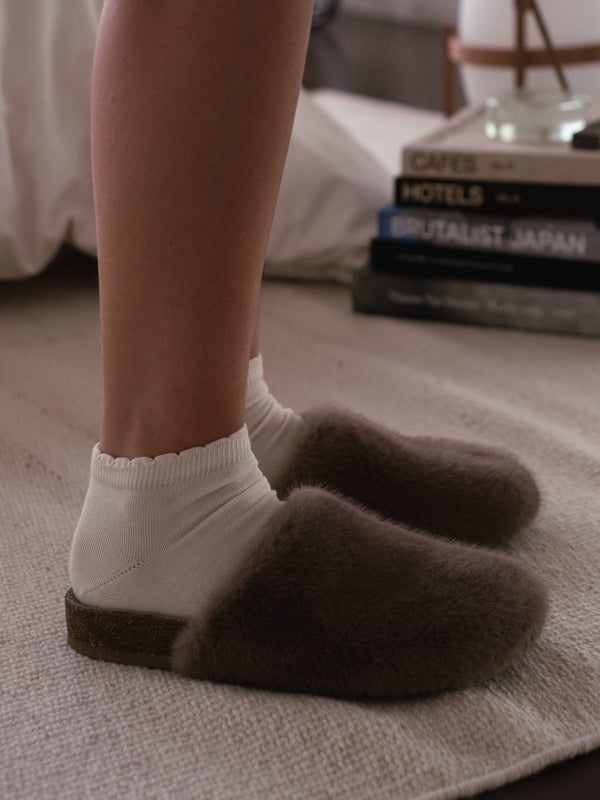 SOFT CODE ANKLE SOCKS  - SOFT WHITE