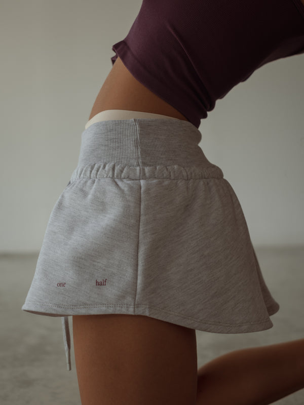 GIRLY SWEATSKIRT - GRAY JASPE