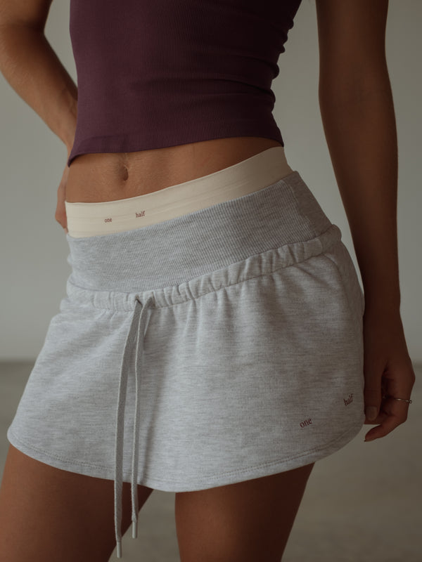 GIRLY SWEATSKIRT - GRAY JASPE