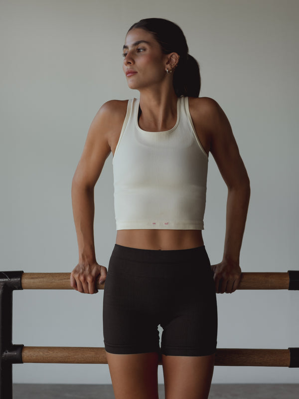 BLAZE SEAMLESS MINI SHORT - SHADOW