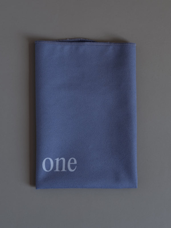 MICROFIBER MINI TOWEL - PURPLE & BABY BLUE