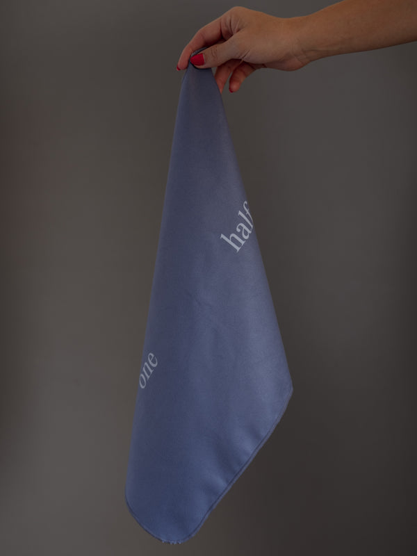 MICROFIBER MINI TOWEL - PURPLE & BABY BLUE