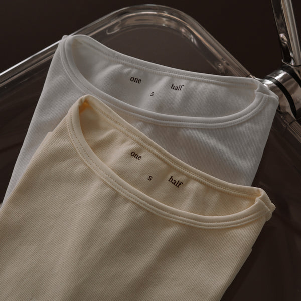SEAMLESS SIMPLY TEE PACK X2 - SOFT WHITE & CELESTIAL YELLOW