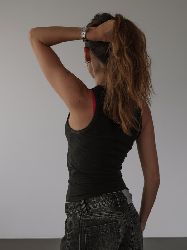RIB SIMPLY TANK PACK X2 - SOFT WHITE & BLACK