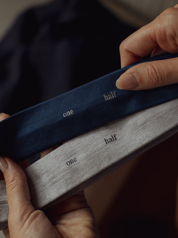 SEAMLESS HEADBAND PACK X2 - MIDNIGHT & GRAY JASPE