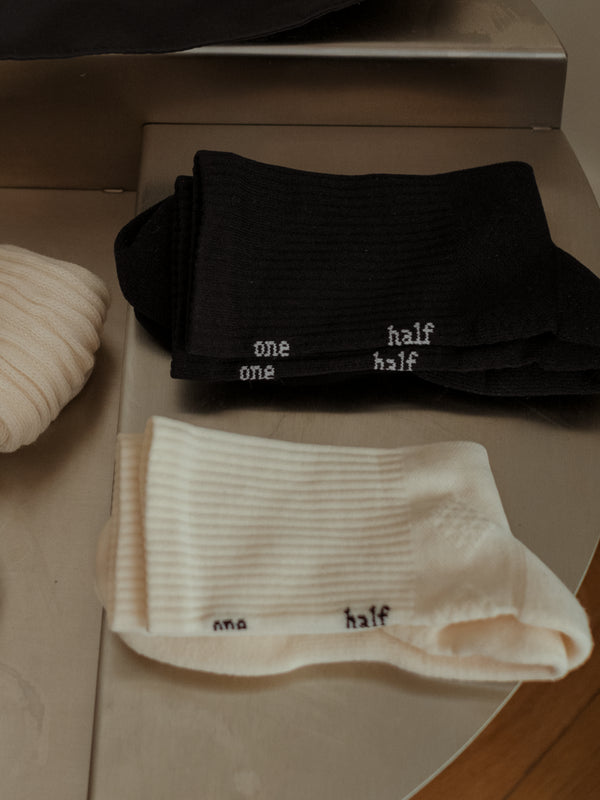 HIKE PRO SOCKS PACK X2 - SOFT WHITE & BLACK