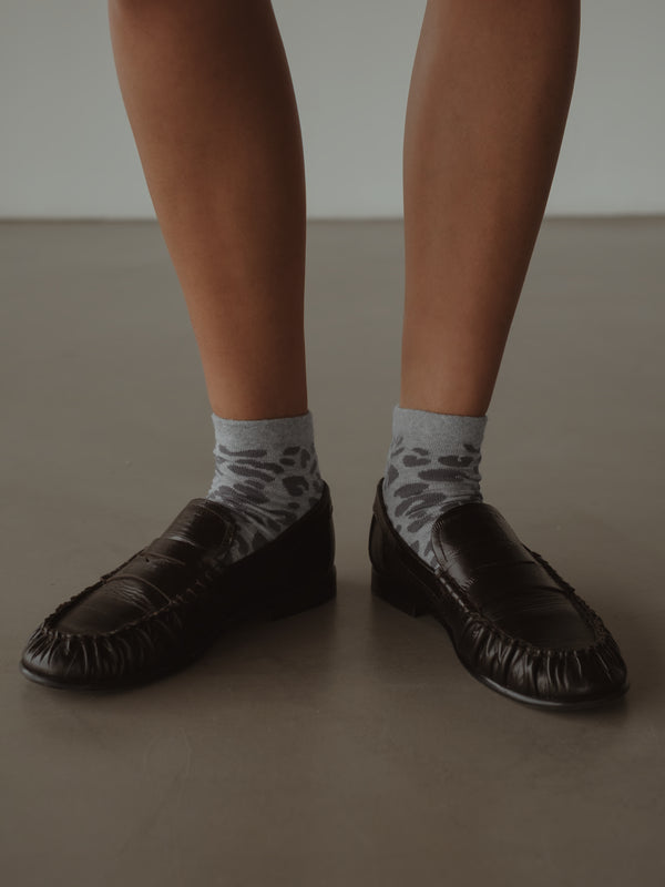 PRINT MIDI SOCKS PACK X2 - BLACK & GRAY