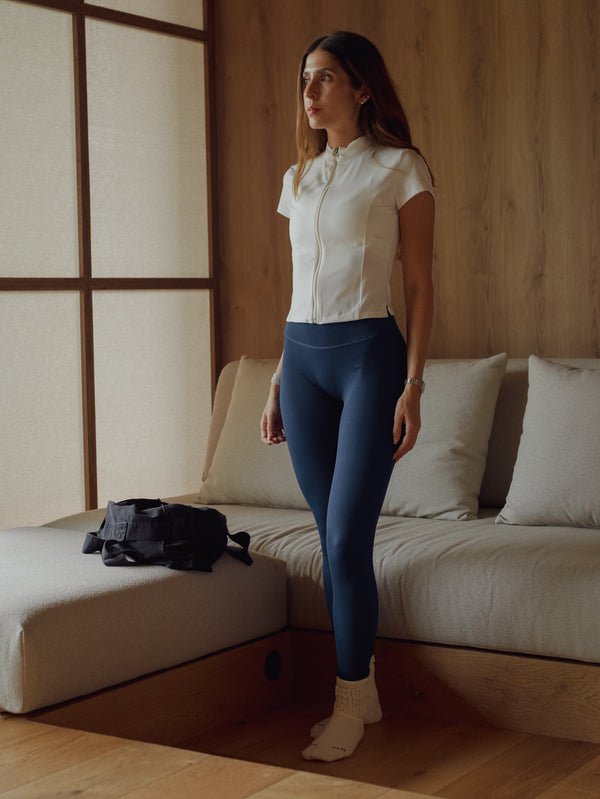 MIDI LAYERING SOCKS PACK X2 - MIDNIGHT & GRAY JASPE