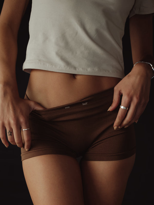 SEAMLESS MINI BOXER PACK X2 - NEUTRALS