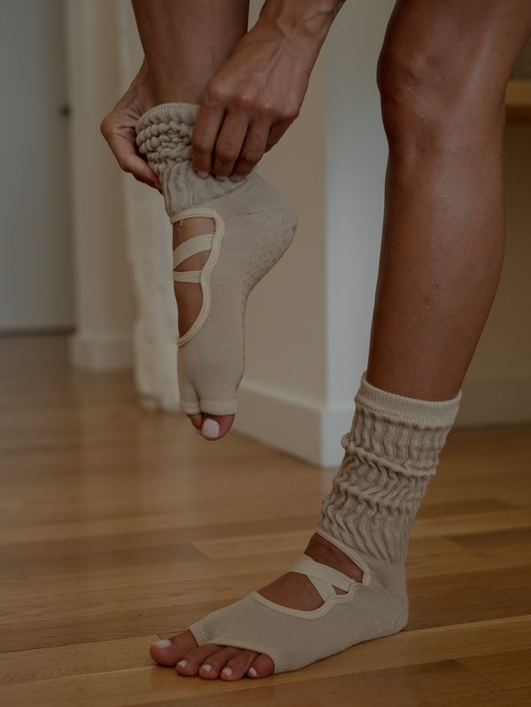 BALANCE GRIP SOCKS PACK X3 - EARTH TONES