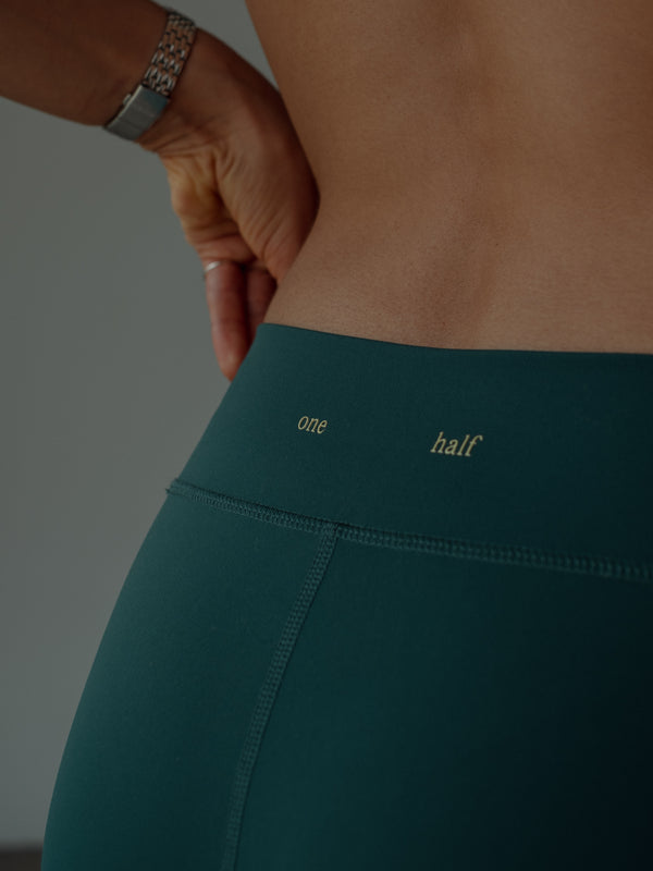 SOFT FLARE PANT - PINE GREEN