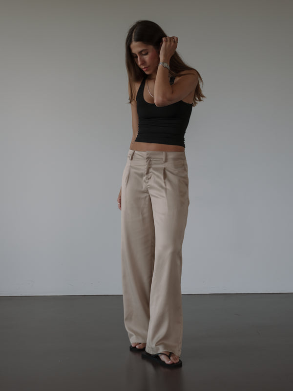 NOT SO MODEST TROUSER - SAND PEARL