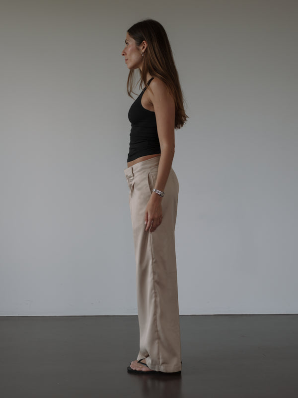 NOT SO MODEST TROUSER - SAND PEARL