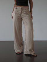 NOT SO MODEST TROUSER - SAND PEARL