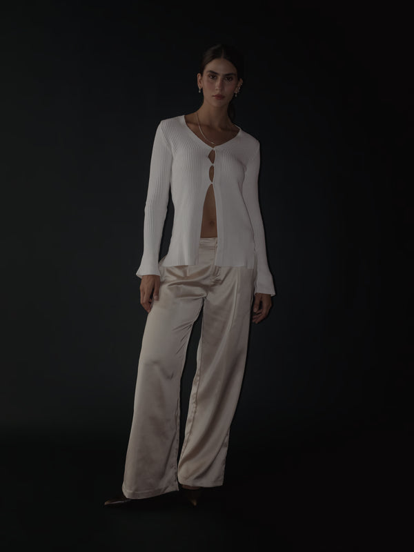 NOT SO MODEST TROUSER - SAND PEARL