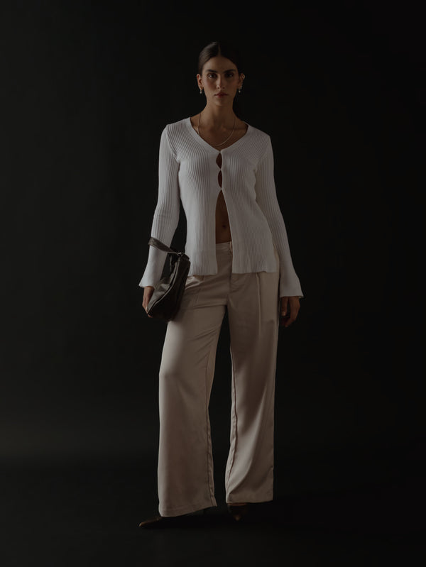 NOT SO MODEST TROUSER - SAND PEARL