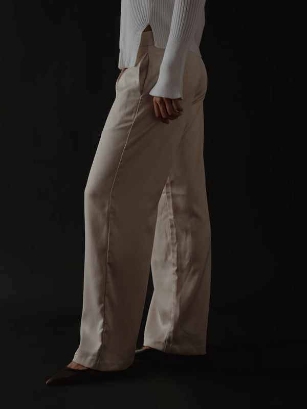 NOT SO MODEST TROUSER - SAND PEARL