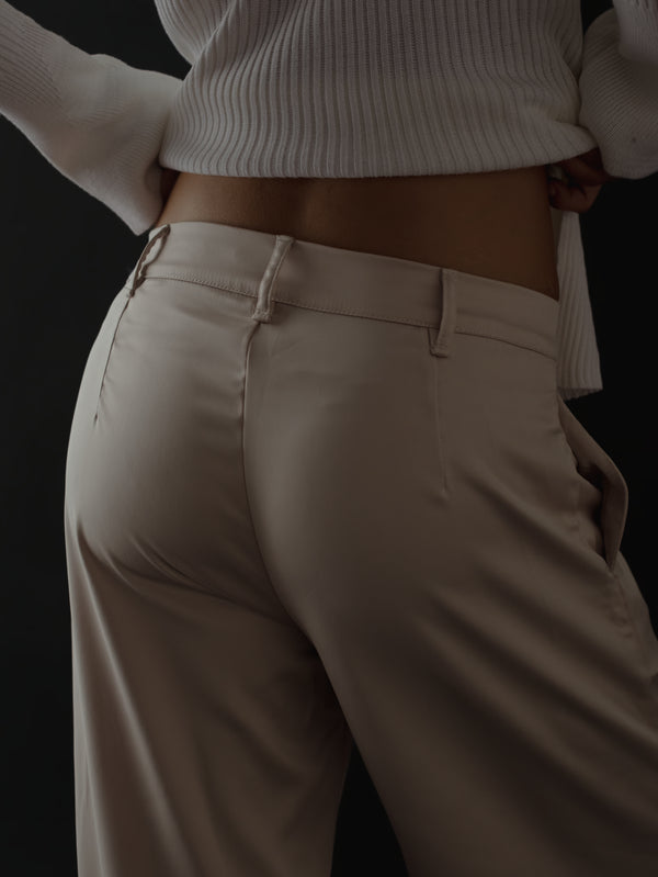 NOT SO MODEST TROUSER - SAND PEARL