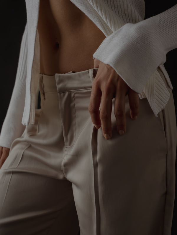 NOT SO MODEST TROUSER - SAND PEARL
