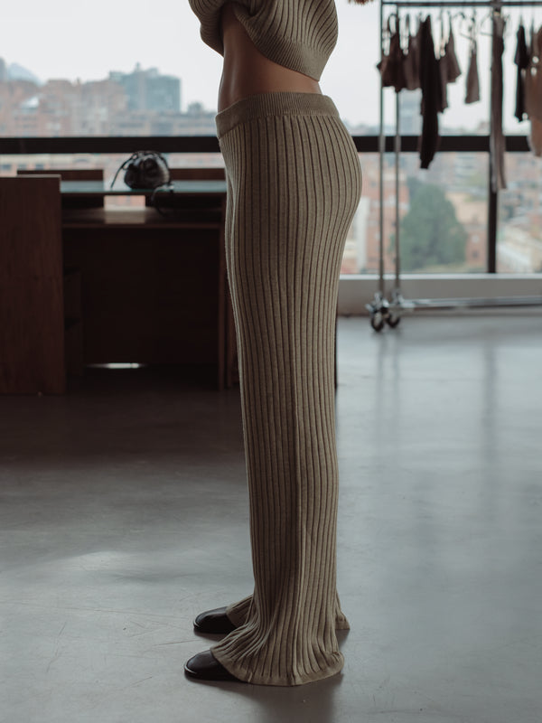 SAUNA KNIT PANTS - CHIPS