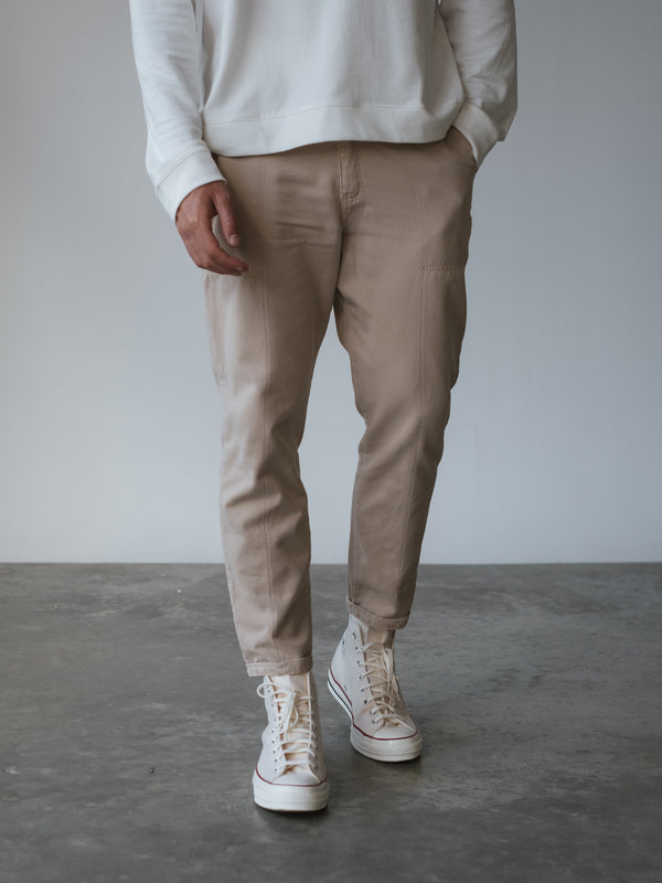 CARPENTER ANKLE PANT - SAND