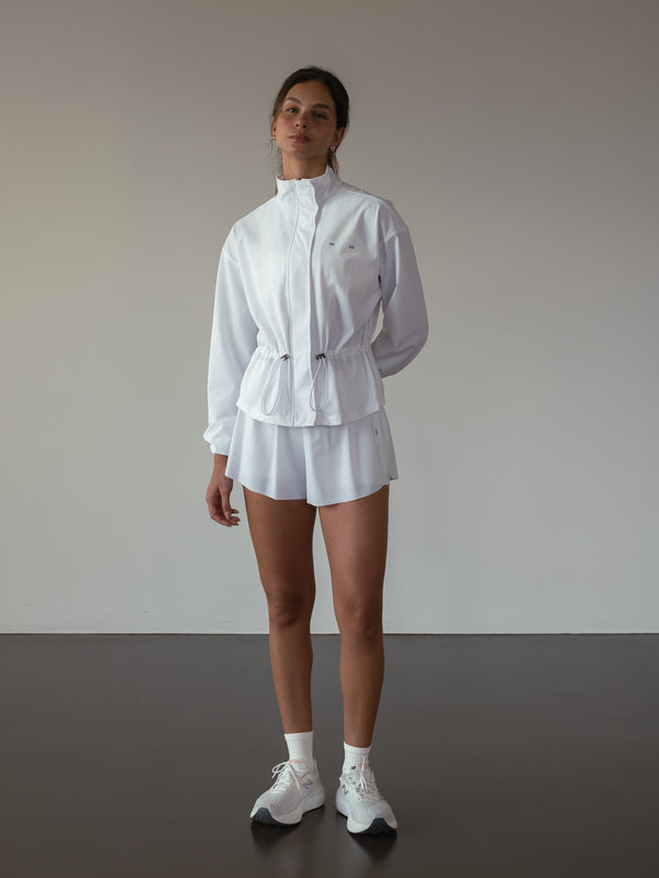 OVERLAP ACTIVE SHORTS - SOFT WHITE