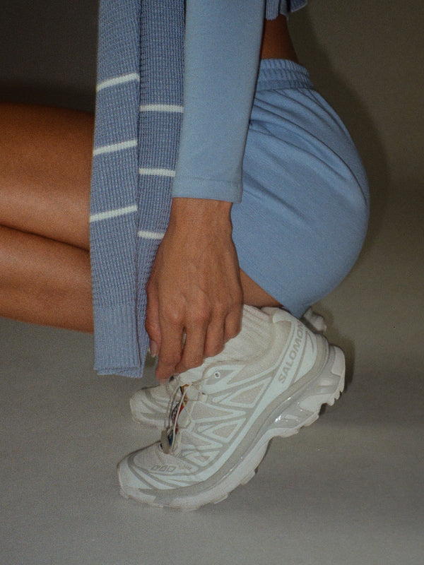 SOFT SWEATSHORTS - BABY BLUE