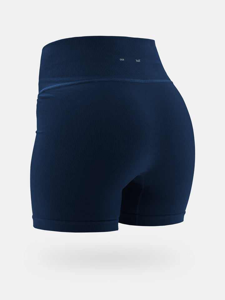 Short Deportivo Seamless Azul Para Mujer | One Half