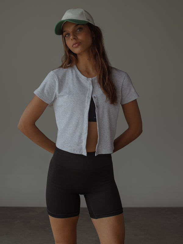 BOLD SEAMLESS SHORT - SHADOW