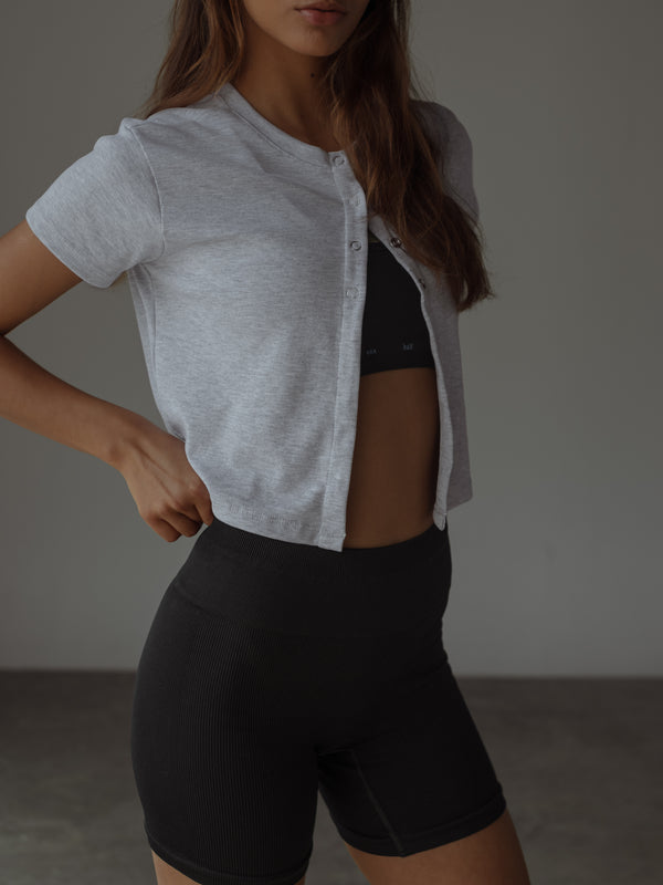 BOLD SEAMLESS SHORT - SHADOW