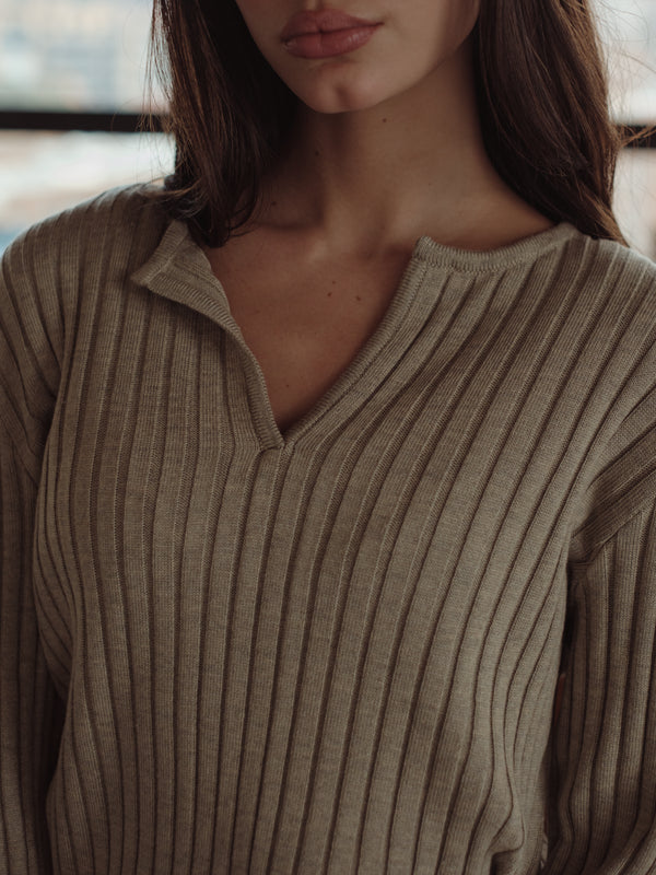 SAUNA COMFY SWEATER - CHIPS