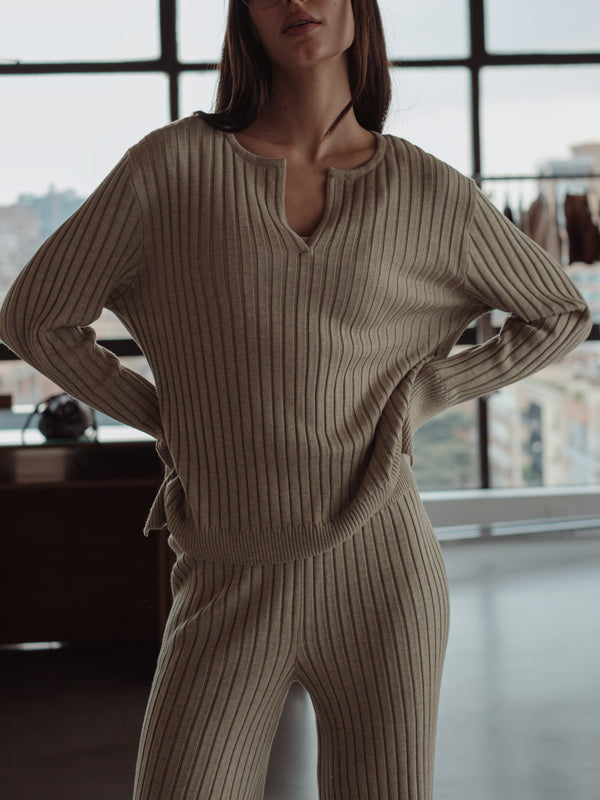 SAUNA COMFY SWEATER - CHIPS