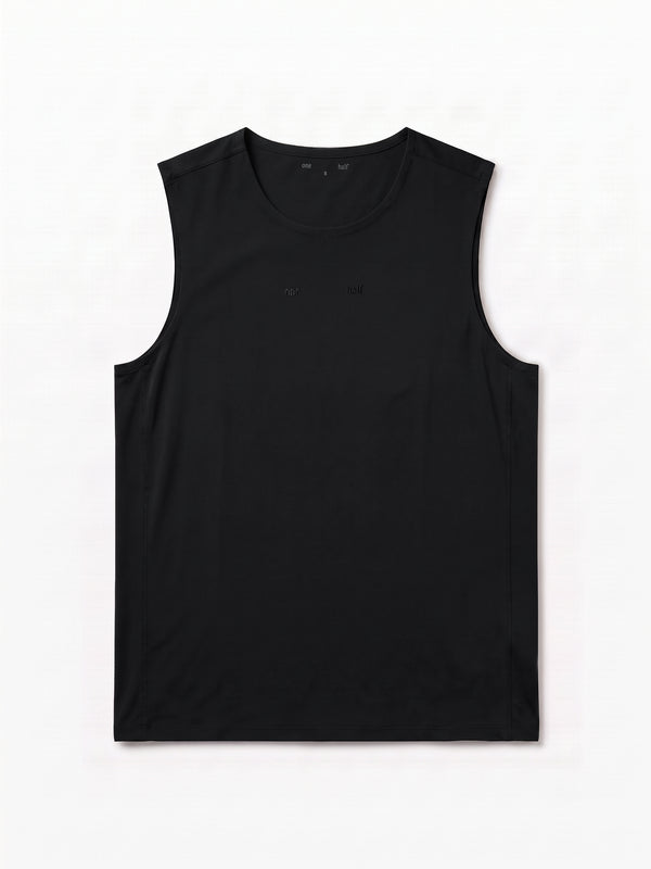MEN WELLNESS TANK T-SHIRT - BLACK