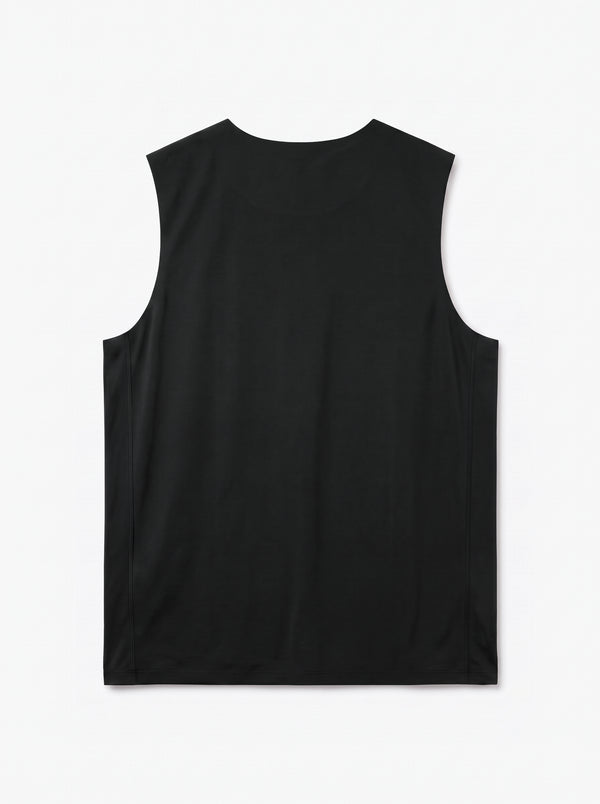 MEN WELLNESS TANK T-SHIRT - BLACK