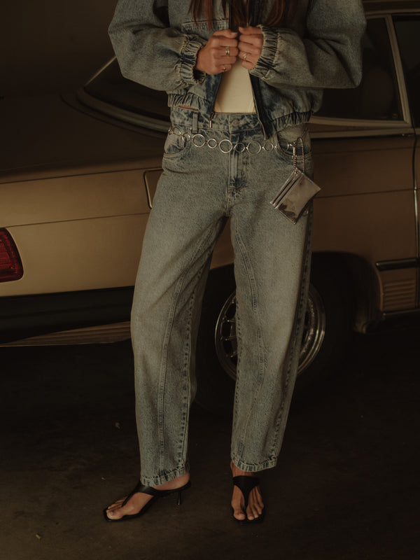 ONE HALF CARD HOLDER - SILVER