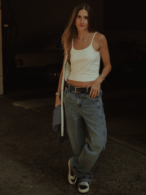 ESSENTIAL TANK TOP - SOFT WHITE