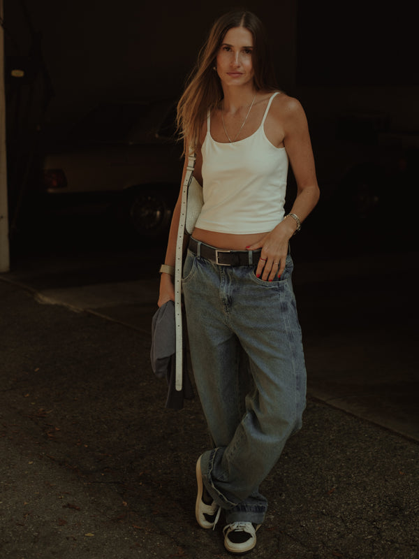 ESSENTIAL TANK TOP - SOFT WHITE