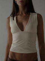 EASY SLIM V TOP - SOFT WHITE