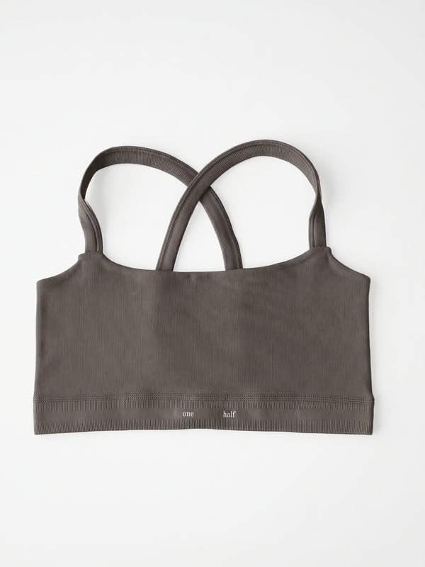 PULSE STRAP SEAMLESS TOP - TAUPE