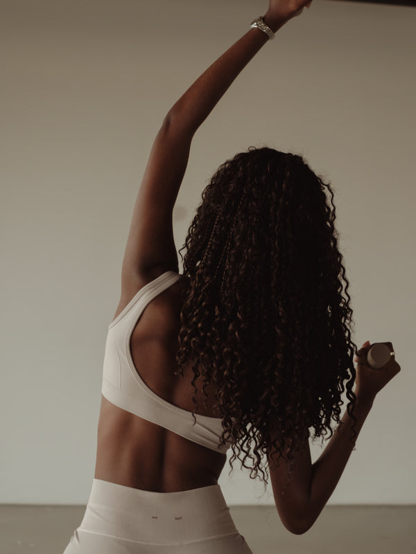 ELEMENTAL FIT SEAMLESS TOP - NATURAL