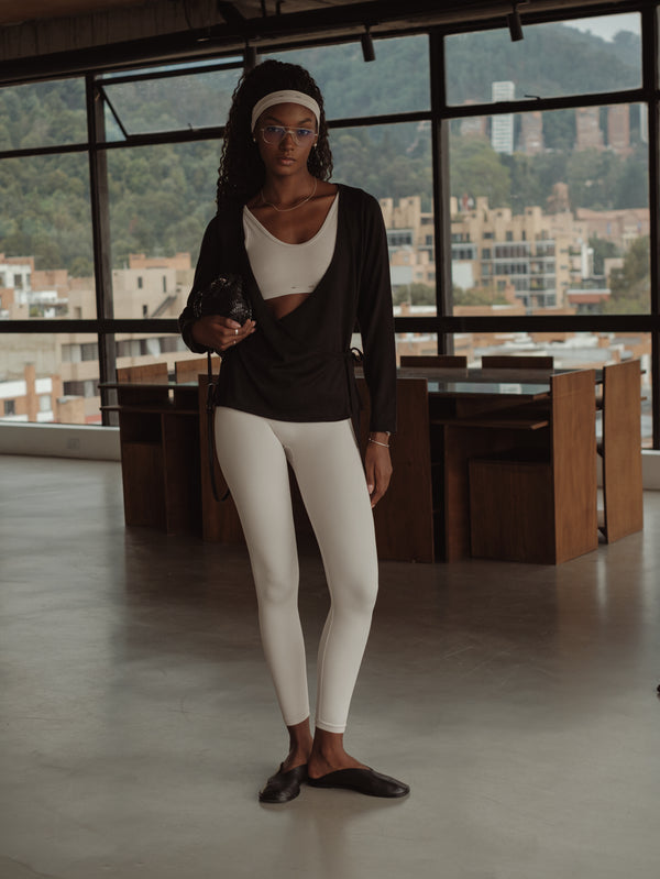 ELEMENTAL FIT SEAMLESS TOP - NATURAL