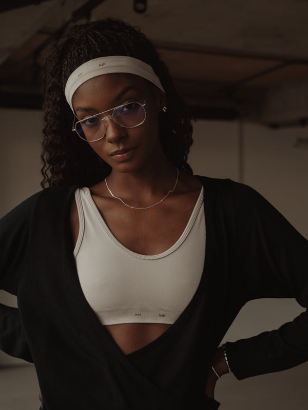 ELEMENTAL FIT SEAMLESS TOP - NATURAL