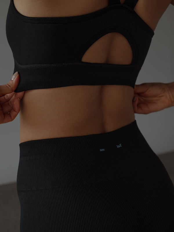 DROP SEAMLESS TOP - SHADOW