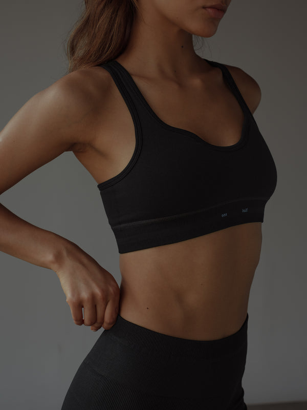 DROP SEAMLESS TOP - SHADOW