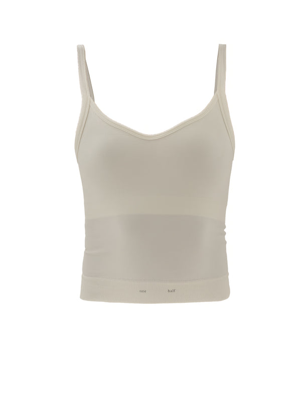 SOFT SEAMLESS TANK TOP - SOFT WHITE