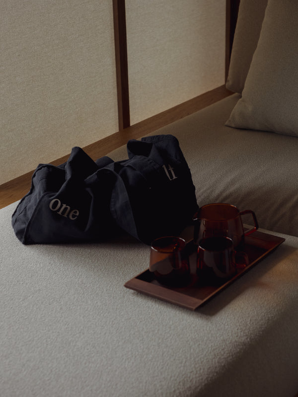 TOTE BAG - MIDNIGHT & SILVER